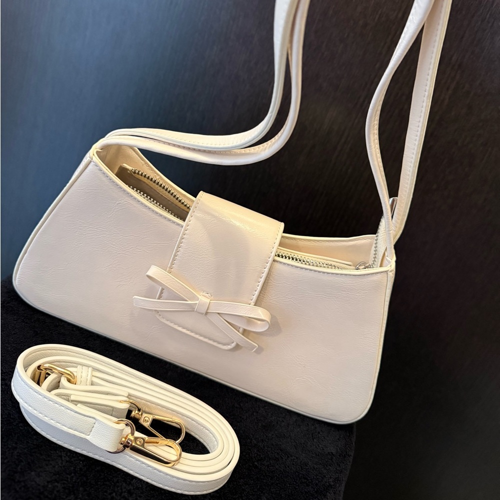 Shoulder Bag with Bow Accent - NWOT